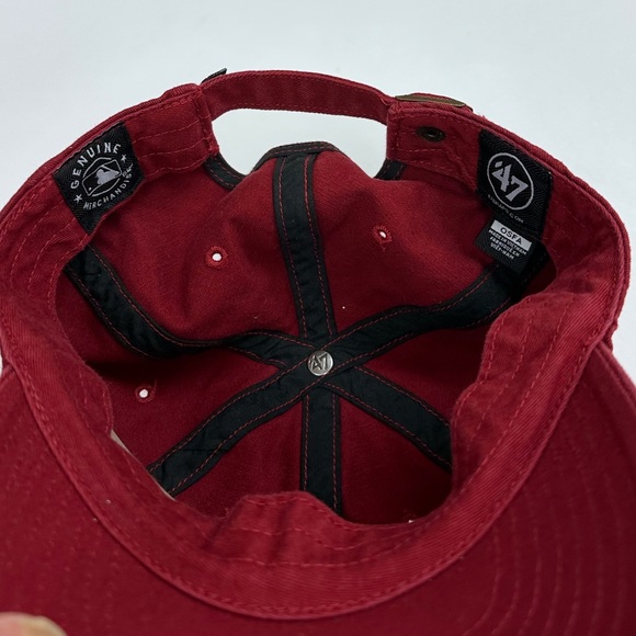 Arizona Diamondbacks MLB Baseball ‘47 StrapBack Dad Hat Red - Picture 6 of 6